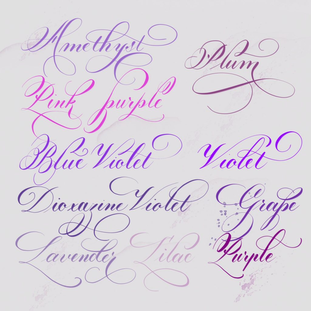 procreate első copperplate írás
